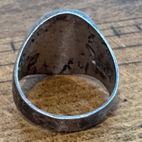 Vintage Mexican Sterling Silver Ring - Picture 4 of 8